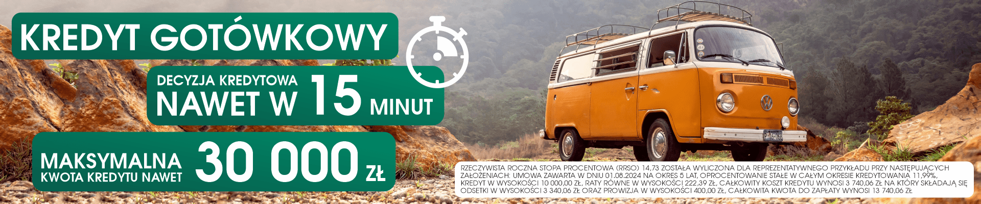 Banner kredyt gotówkowy